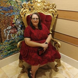 Red Lace over Black stretch dress